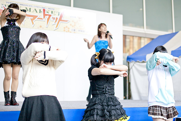 Q’ulle（キュール）のゆずきさんと、山梨県庁で「メグメグ☆ファイアーエンドレスナイト」を踊ってみた！歌ってみた！